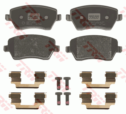 Nissan Note колодки тормозные передние GDB3332 TRW