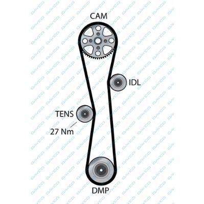 Mitsubishi 4G63 2.0 16V ремень ГРМ  153x29 94736 DAYCO