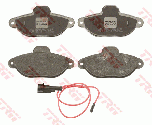 Fiat Punto колодки передние GDB1115 TRW