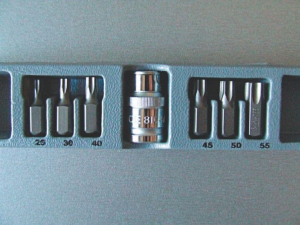 Набор бит TORX 7 пр. T25-T55 76437 SERVICE KLUCH