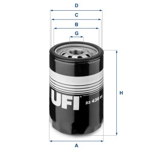 Фильтр масляный 2343600 UFI