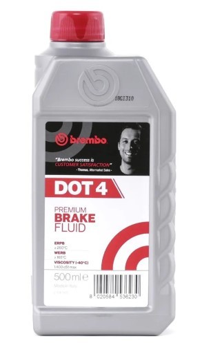 Тормозная жидкость DOT4 0.5L BREMBO L04005 BREMBO