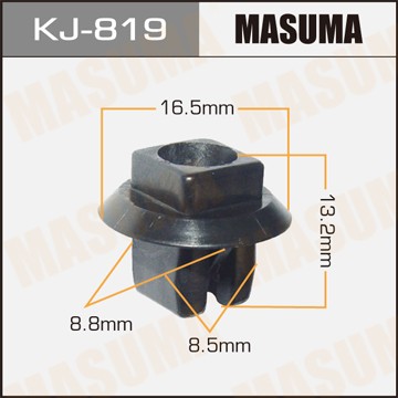 Mitsubishi клипса под саморез крепления заднего бампера KJ819 MASUMA