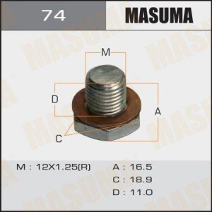 Nissan Wingroad пробка АКПП с кольцом 74 MASUMA