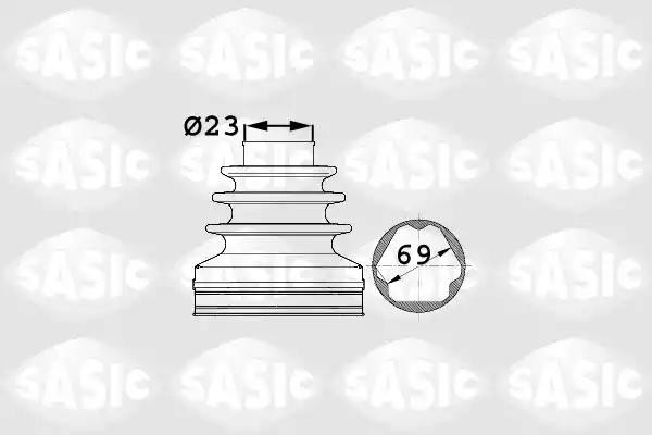 VAG Golf V, Jetta, Passat B6, Octavia 04-, Audi A3, A4 пыльник ШРУС внутренний т 1906024 SASIC