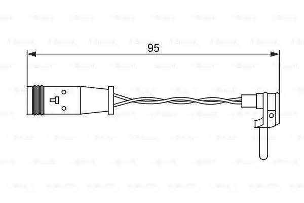 MB GL350 датчик износа задних колодок 1 987 473 070 BOSCH