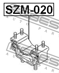 Suzuki Liana MT ПОДУШКА ДВИГАТЕЛЯ ЗАДНЯЯ SZM-020 FEBEST