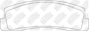 Niva  колодки тормозные передние PN0230 NIBK