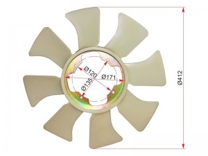 Nissan QD32 Крыльчатка вентилятора ST2106043G00 SAT