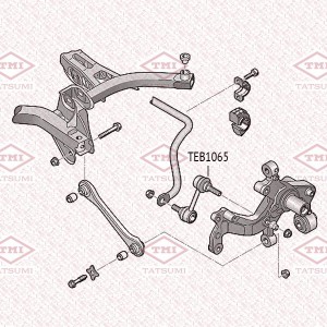ТЯГА СТАБИЛИЗАТОРА ЗАДНЯЯ L/R TEB1065 TATSUMI