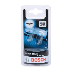 XENON BLUE W5W 12V безцокольная (2шт блистер) 1 987 301 033 BOSCH