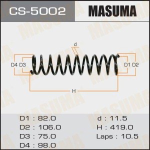 HONDA CR-V 2,0 16V 97-98 пружина задняя CS-5002 MASUMA