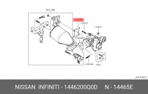 ПРОКЛАДКА ТУРБОКОМПР 14462-00Q0D NISSAN INFINITI