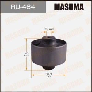 Mitsubishi Lancer 9, Cedia, Outlander c 03- с\блок заднего продольного рычага пе RU-464 MASUMA