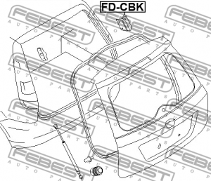 Отбойник крышки багажника FD-CBK FEBEST