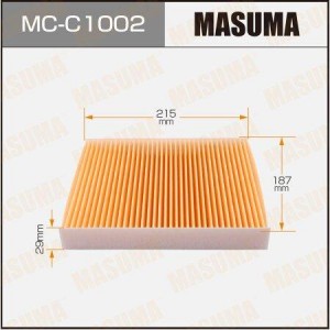 Toyota Corolla 19-, Fortuner 18-, Hilux 15-, Lexus RX350, 200T 15- фильтр салона MCC1002 MASUMA