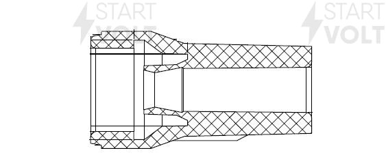 Mitsubishi Lancer 10 1.8-2.0, ASX 1.8-2.0, Outlander XL 2.0-3.0 наконечник катуш STC 1118 START VOLT