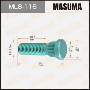 Toyota шпилька колесная MLS-116 MASUMA