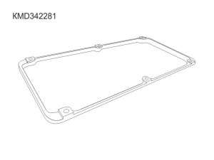 Mitsubishi Lancer 9 4G13,18  прокладка клапанной крышки KMD342281 SAT