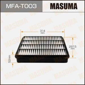 Toyota LC 200 4.7 бенз., Tundra 5.7 фильтр воздушный MFAT003 MASUMA