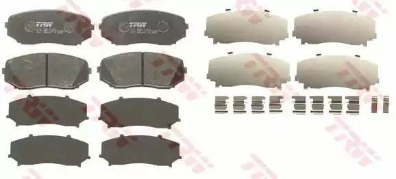 Mazda CX9 2012- Колодки тормозные передние GDB3471 TRW