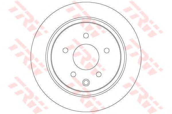 Nissan Qashqai диск тормозной задний DF7369 TRW