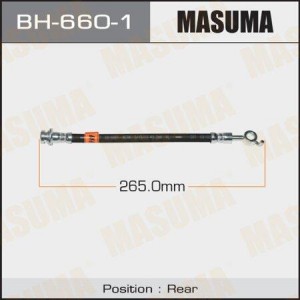 Nissan Qashqai шланг тормозной задний правый у колеса BH-660-1 MASUMA