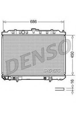 Nissan t30 Радиатор охлождения DRM46008 DENSO