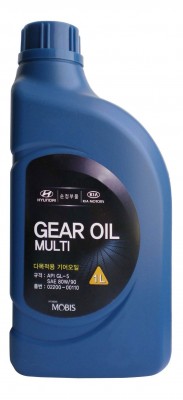 HYUNDAI/KIA Масло трансмиссионное HYUNDAI/KIA GEAR OIL MULTI 80W90 GL-5 1L 0220000110 HYUNDAI KIA