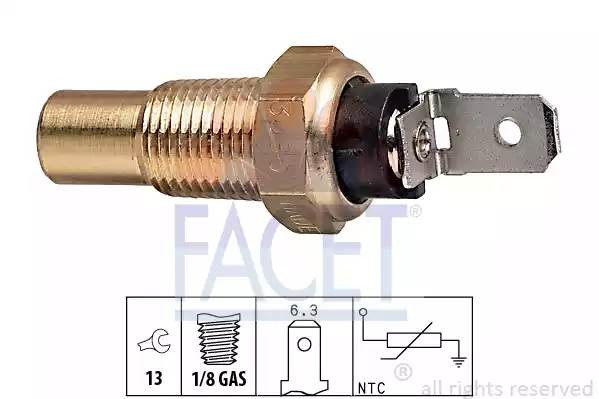 Датчик температуры охл жидкости Hyundai/Daihatsu /Kia/Lexus/Mazda /Mitsubishi/Op 7.3080 FACET