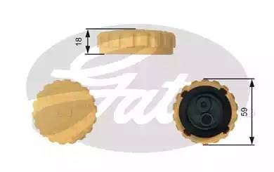 Daewoo Nexia/Laccetti/Gentra/Lanos/Matiz/Spark->10/Aveo04-11(все)/Epica Крышка р RC201 GATES