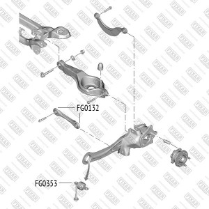 Ford Focus 3 сайлентблок заднего продольного рычага передний FG0353 FIXAR