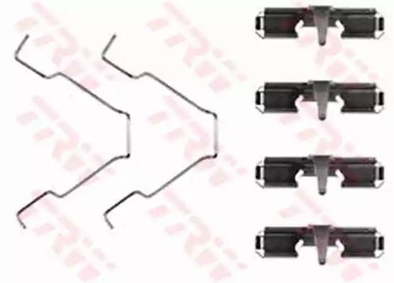 Mazda 626 GE комплект монтажный задних тормозных колодок PFK367 TRW