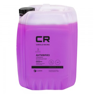 АНТИФРИЗ CR лобридный универсал флуор. -40°С, G12++, фиолет, готовый, 10л (1) L2018003 CARVILLE RACING