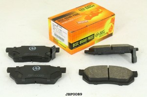 Honda Fit, Jazz GD1 01-07, Logo GA3,5, Civic 91-05 колодки тормозные передние JBP0089 JUST DRIVE