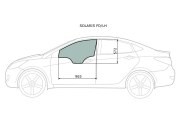 Kia Rio 11-17 стекло переднее левое опускное SOLARISFDLH XINYI