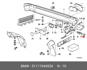 КОЛПАЧОК 51 11 1 944 554 BMW