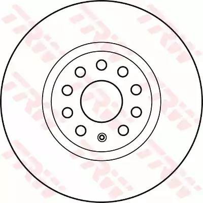 VAG Tiguan диск тормозной передний DF4464S TRW