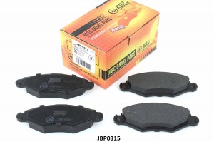 Peugeot 206 Колодки передние дисковые JBP0315 JUST DRIVE