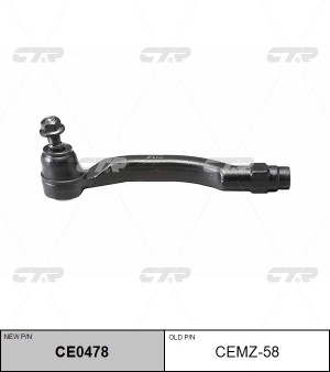 MAZDA 6 07-13 наконечник рулевой L CEMZ-58 CTR