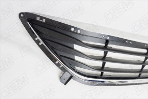 РЕШЕТКА В БАМПЕР НИЖНЯЯ HYUNDAI ELANTRA 5 MD 2011-2013, С ОКАНТОВКОЙ OEM4001 OEMPARTS