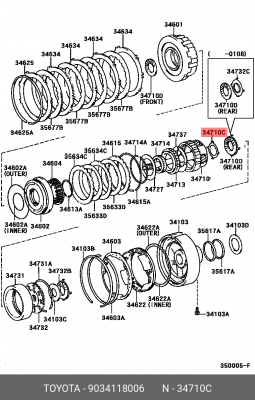 Toyota Пробка сливная заливная МКПП, редуктора, раздатки и т.д. 90341-18006 TOYOTA