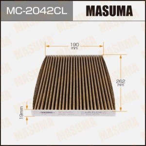 фильтр салона! угольный 262x190x19\ Nissan Qashqai 08> MC-2042CL MASUMA