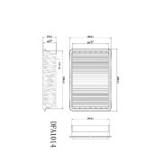 Hyundai Elantra AD 16- /Ceed 18-/ Cerato 18-Soul 19 - Фильтр воздушный DFA1014 DOUBLE FORCE