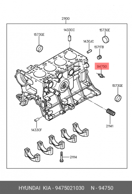 Hyundai..... датчик давления масла 9475021030 HYUNDAI KIA