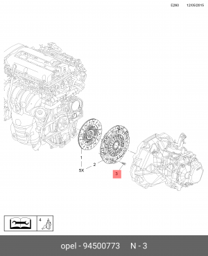 ВИНТ М7 94500773 GENERAL MOTORS