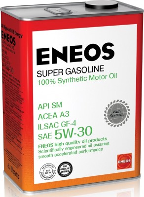 Масло моторное синтетическое ENEOS Super Gasoline SM 5W30 4L OIL4070 ENEOS