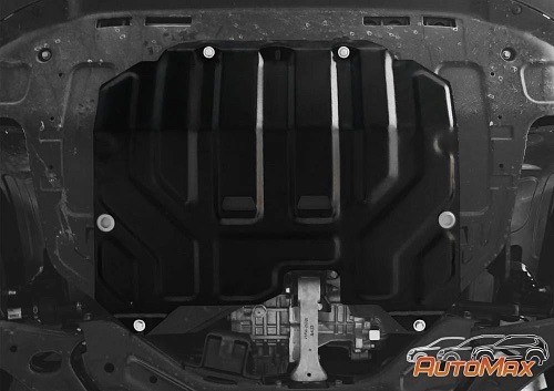 Защита картера + КПП + комплект крепежа, AutoMax, Сталь, Hyundai ix35 2010-2015, AM.2352.1 AUTO MAX