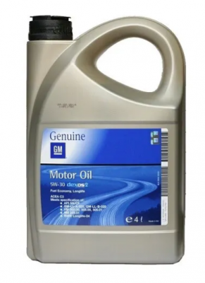 Масло моторное синтетическое GM 5W30 4L 1942002 GENERAL MOTORS