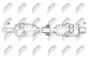 ПОЛУОСЬ HONDA CIVIC 1.8 05- /ПРАВ,MTM/ NPWHD047 NTY